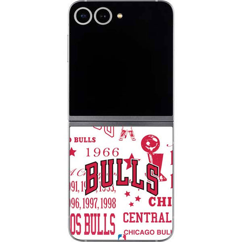 NBA Chicago Bulls Historic Blast Galaxy Z Flip6 Skin
